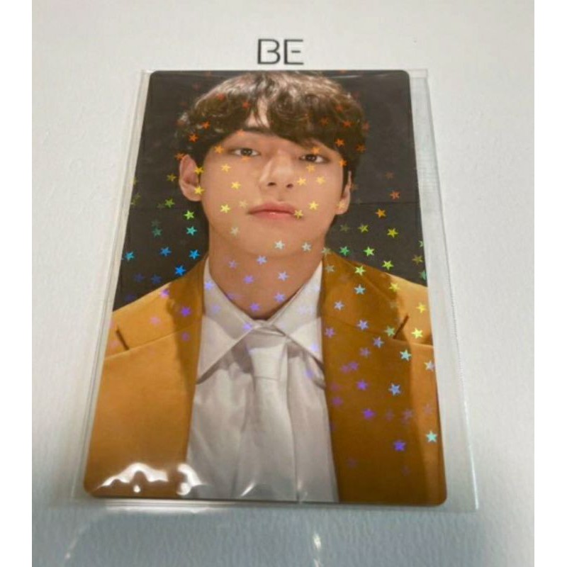 READY STOCK TAEHYUNG LUCKY DRAW PHOTOCARD HOLO JAPAN BE DELUXE BTS