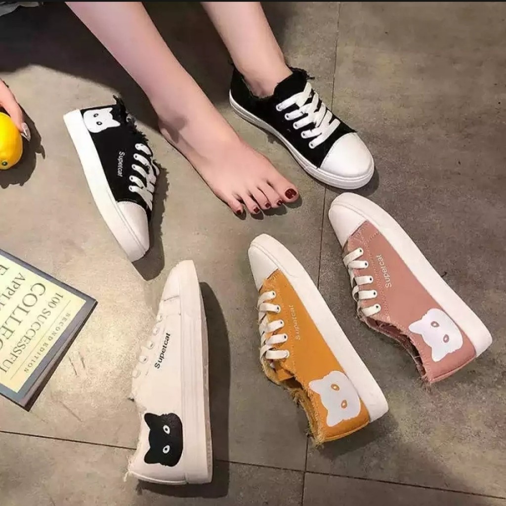 Sepatu Wanita Sneakers Super Cat