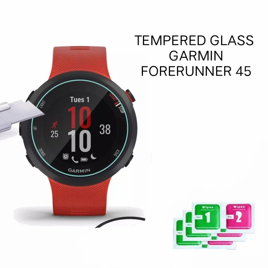 [PELINDUNG] ANTI GORES WATCH – PROTECTOR GLASS - FOR GARMIN FORERUNNER 45