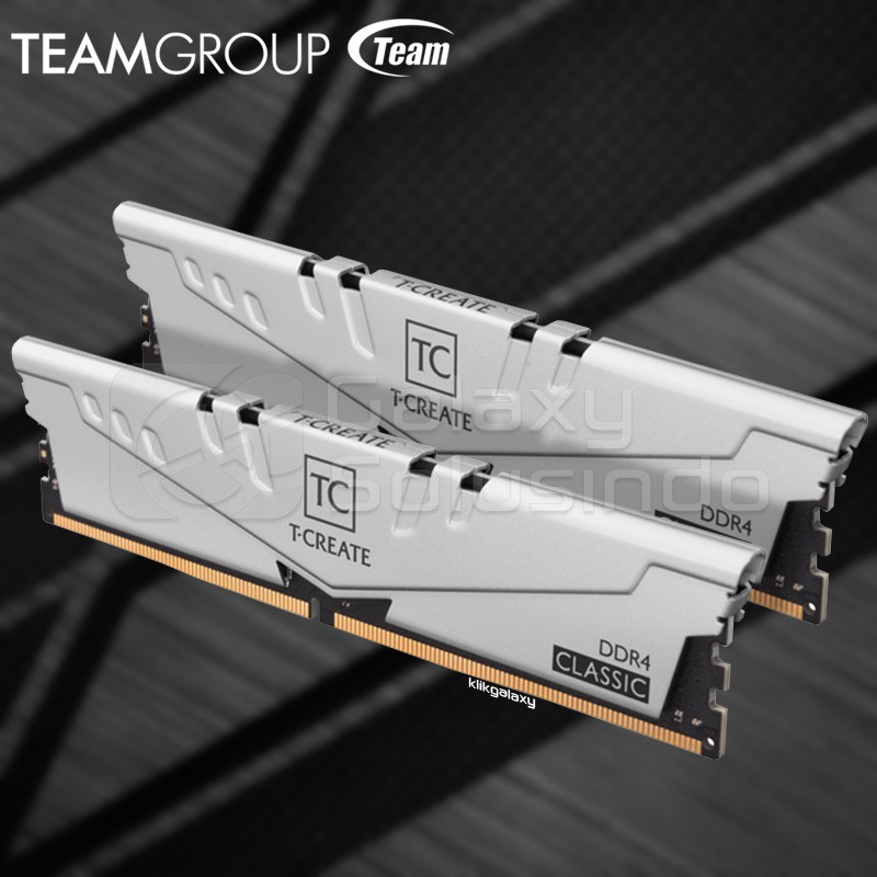 TEAM T-Create Classic (8GB x 2) 16GB DDR4 kit 3200MHz - Silver