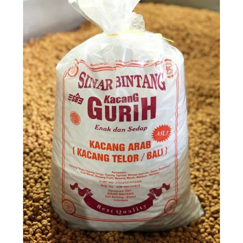 

Kacang telur medan Kacang arab kemasan 1kg