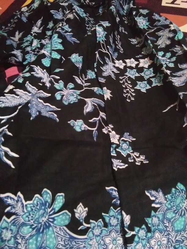 Bisa Pisah Batik Couple Keluarga Sania Ruffle Ori Ndoro Jowi Termurah Cibulan Biru