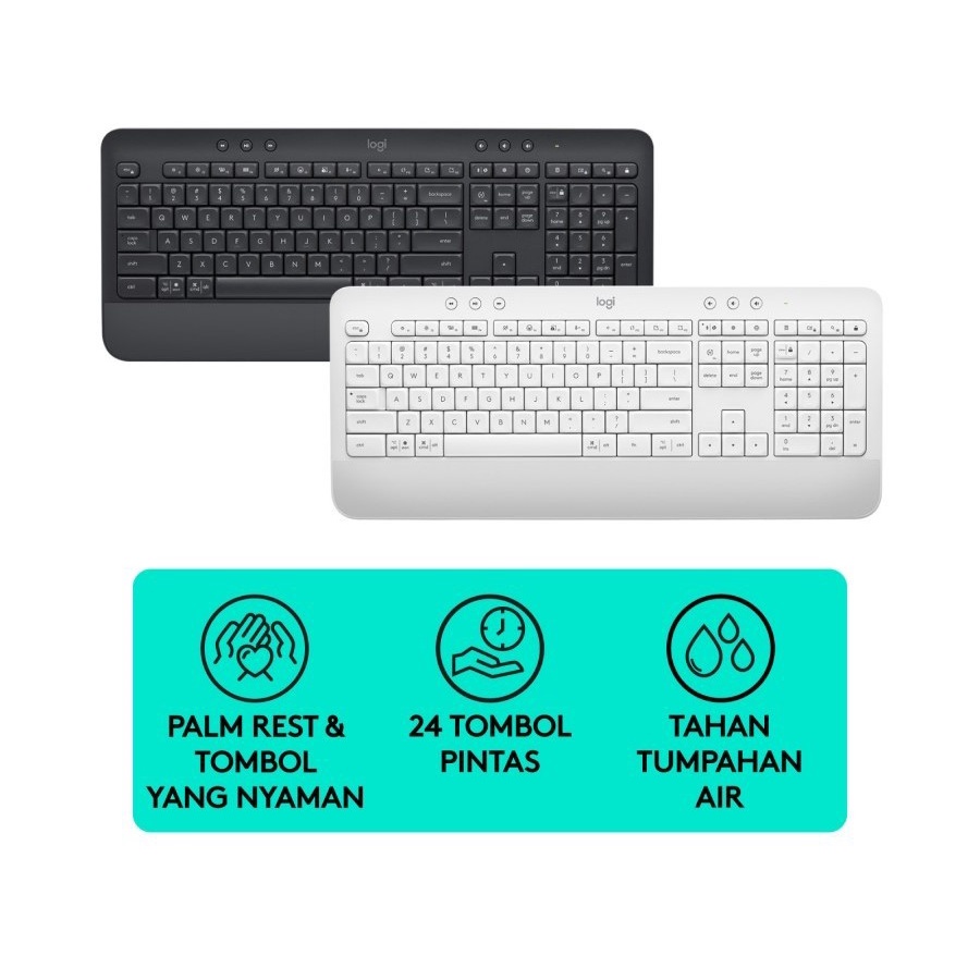 Logitech Signature K650 Keyboard Wireless Bluetooth - K 650