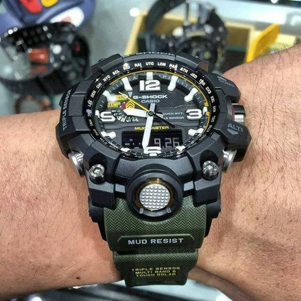 Jam Tangan Pria Casio Gshock Mudmaster GWG-1000 Green Original B*M