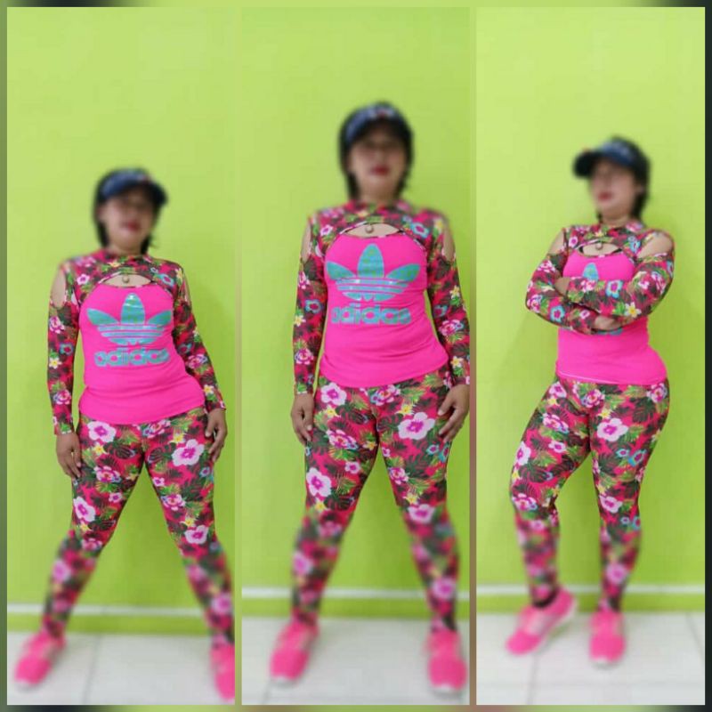 setelan baju olahrga aerobic