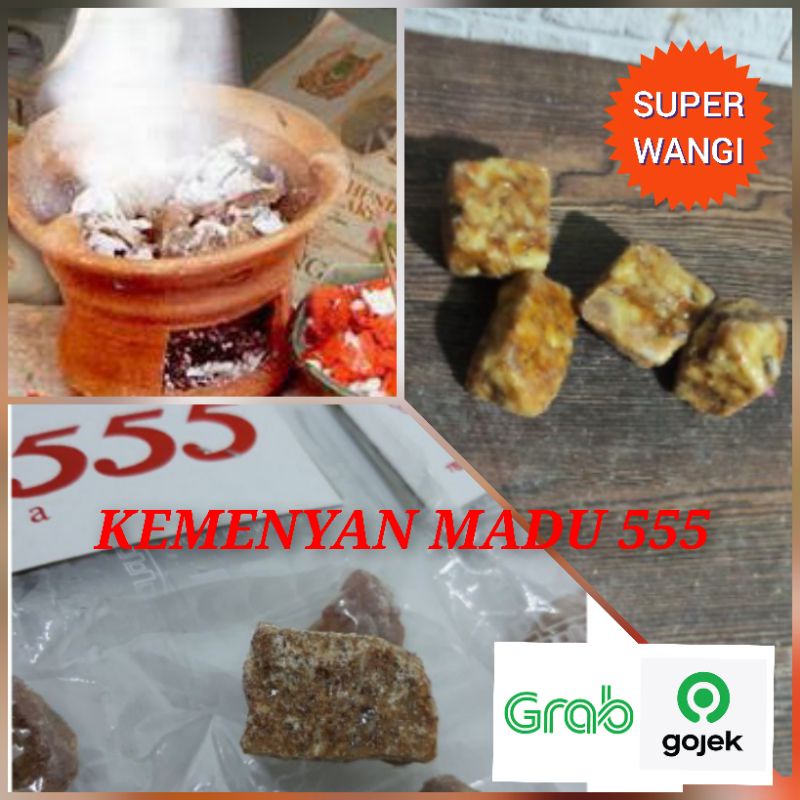 menyan madu 555 isi 1 butir kemenyan super wangi