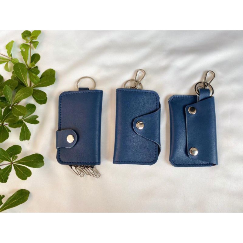 Luigi Leather Dompet Stnk Kulit Garut Asli/Gantungan Kunci