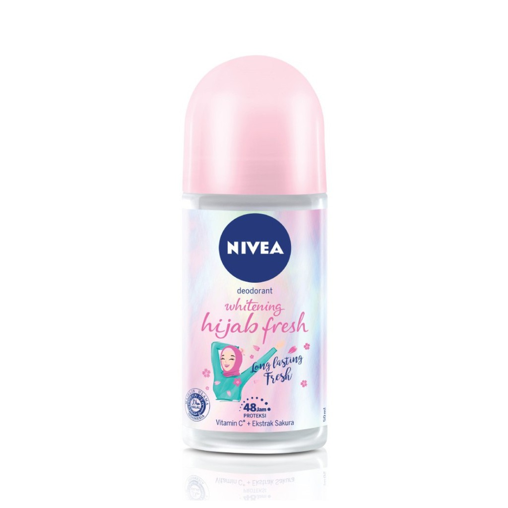 Nivea deodorant Roll on  Whitening Hijab fresh 50 ml