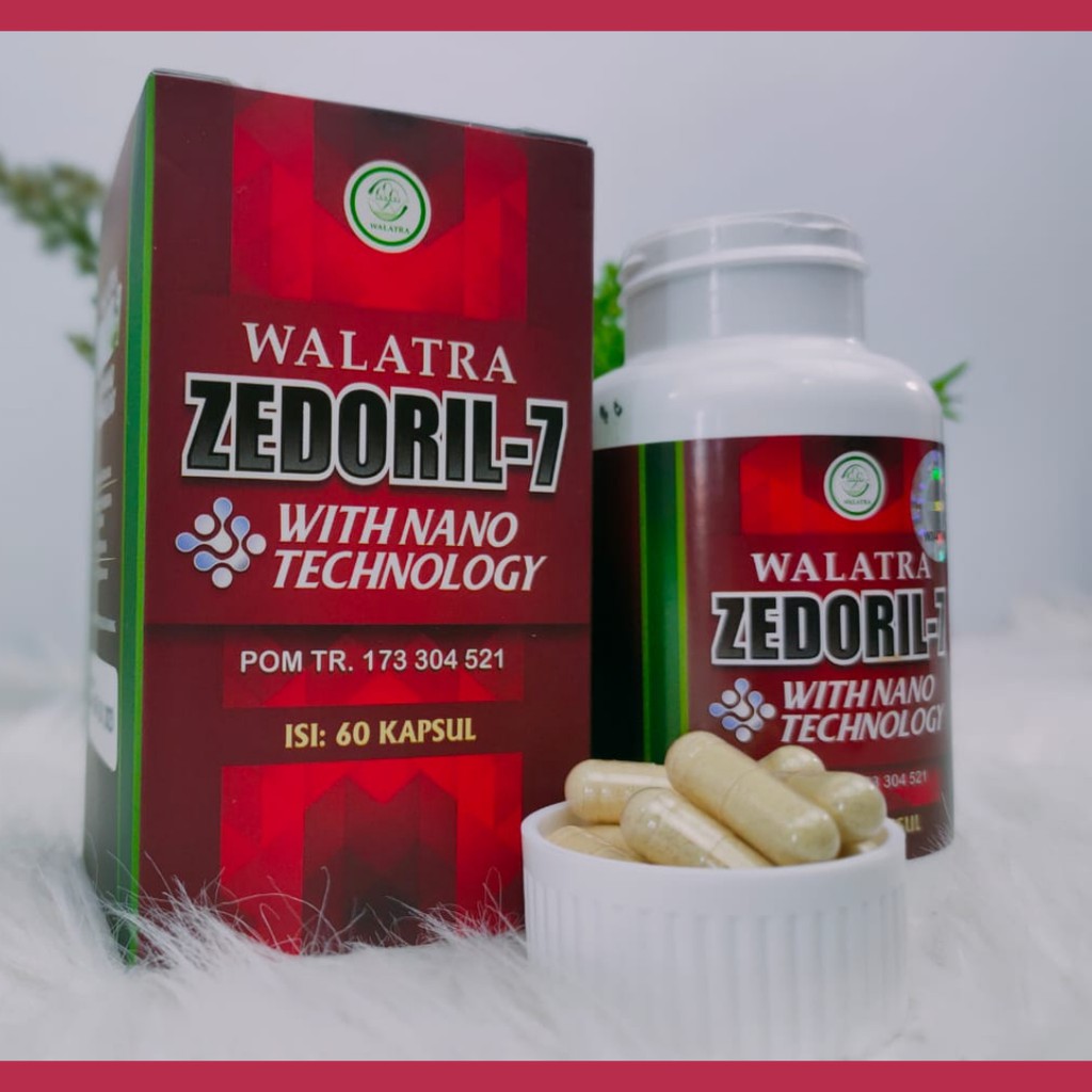 [ ORIGINAL ] Obat Herbal Zedoril 7 | Walatra Zedoril 7 | Herbal Kanker, Tumor Dan Benjolan 60 Kapsul-4