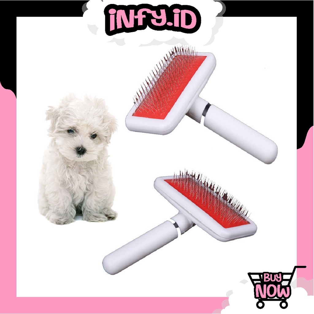 INFY - R593 Sisir Kucing Anjing Musang Kelinci Pet Grooming Sisir Grooming