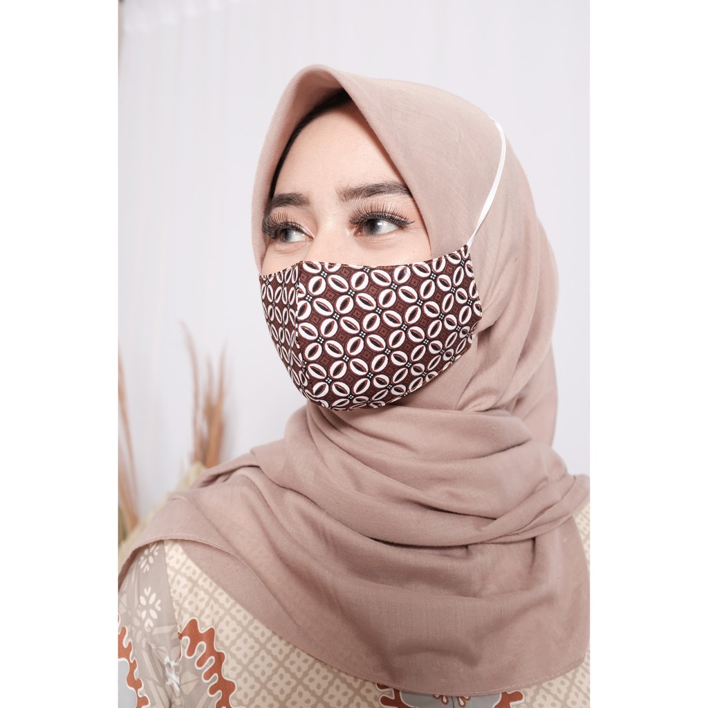 Masker kain katun edisi batik COMERA FASHION