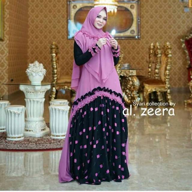 AL-ZEERA SYAR'I COLLECTION | GAMIS SET SYAR'I TERBARU MURAH | GROSIR GAMIS SYAR'I MURAH