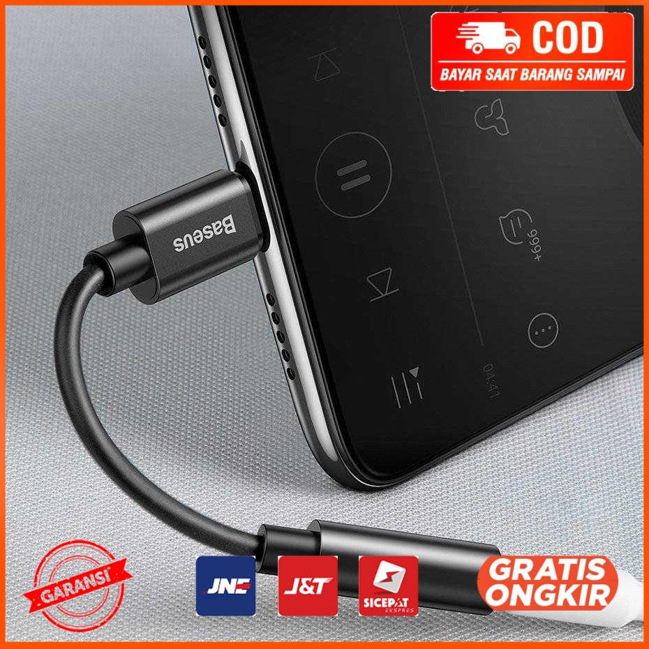 Baseus Kabel Konverter Audio Adaptor USB Type C to 3.5mm - CATL54-01