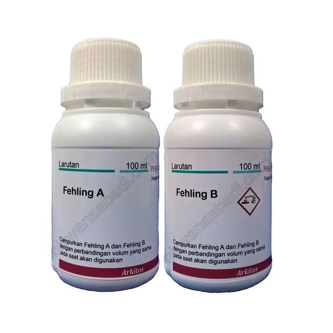 Larutan Fehling A & Fehling B 100ml