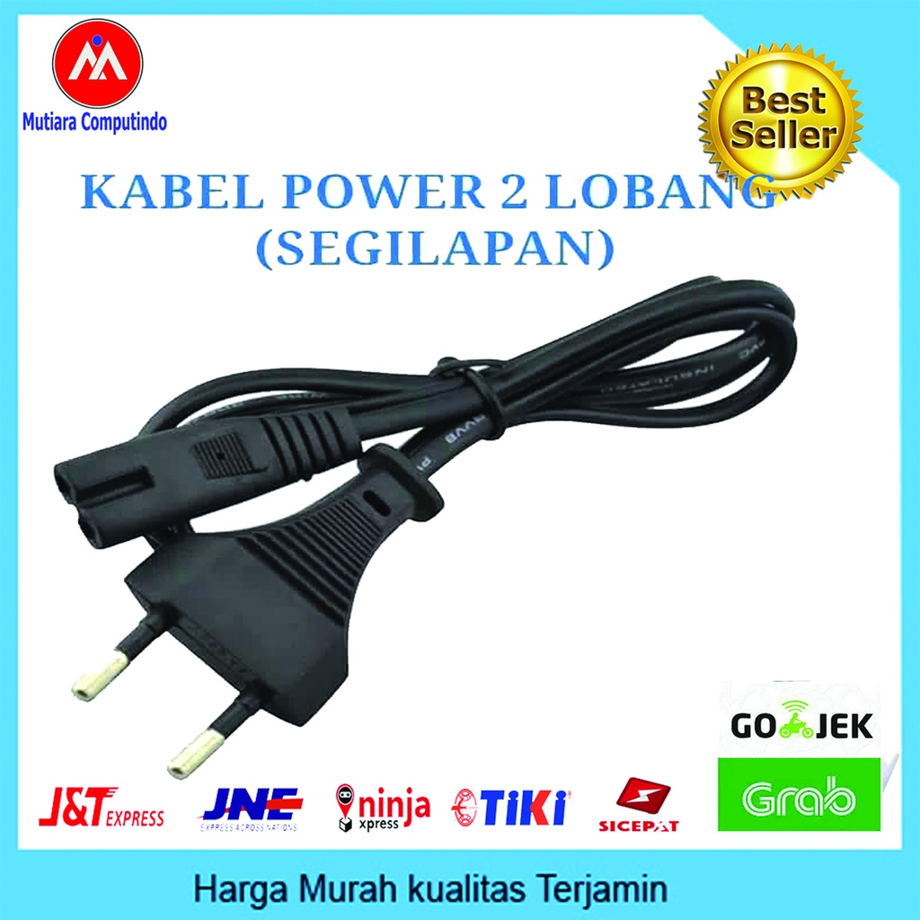 Jual Kabel Power Kabel Angka 8 Kabel Tv Led Printer Hp Epson Radio Charger Kualitas Premium Sni 1194