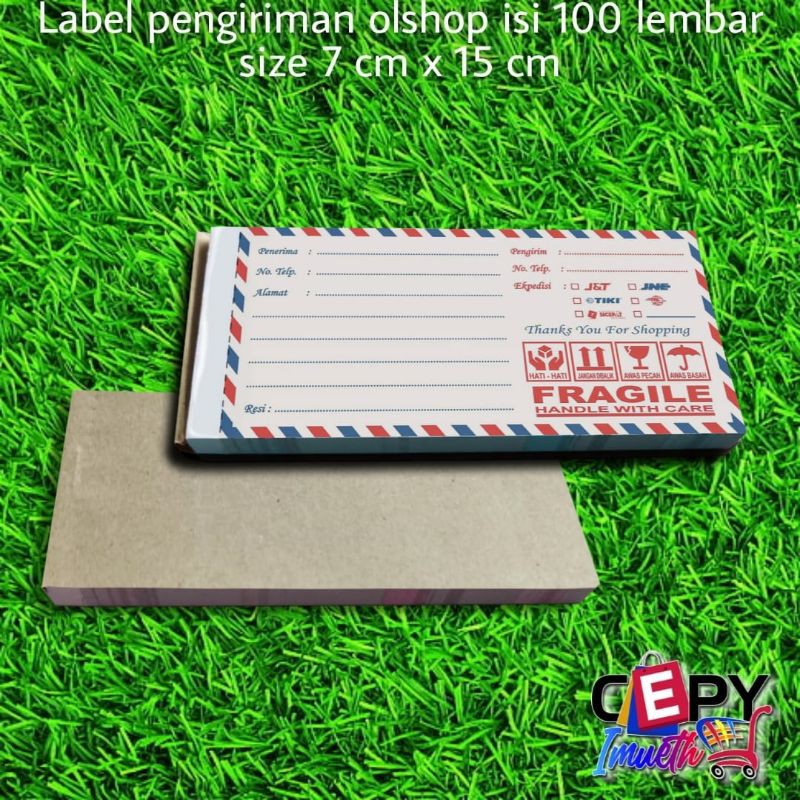 

LABEL PENGIRIMAN KERTAS HVS ISI 100/ LABEL PENGIRIMAN KERTAS MURAH-AMPLOP