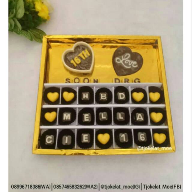 

Cokelat ultah, souvenir nikah --Tjokelat Moe