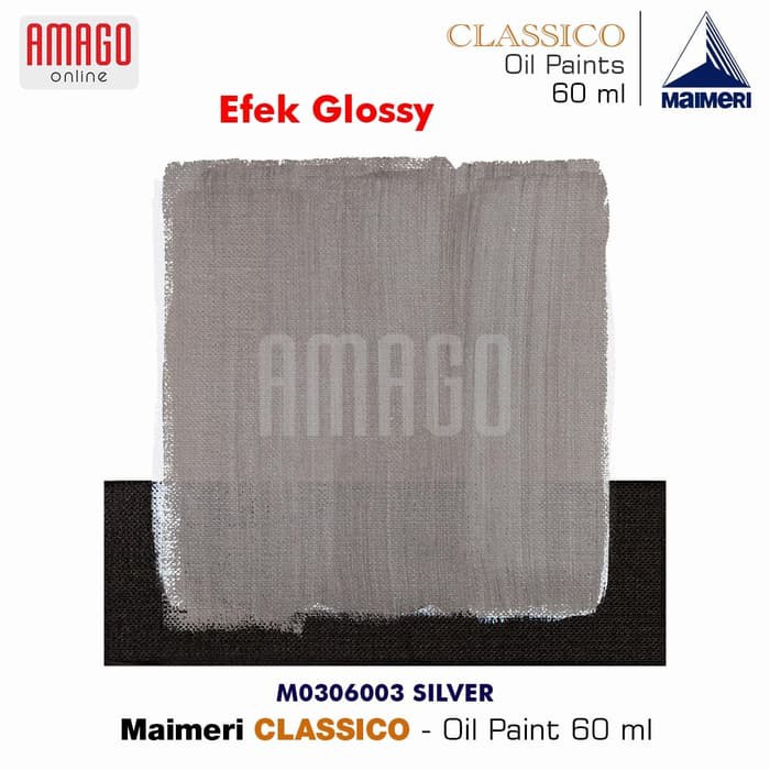 MAIMERI CLASSICO - OIL PAINT - SILVER - 60ML - M0306003