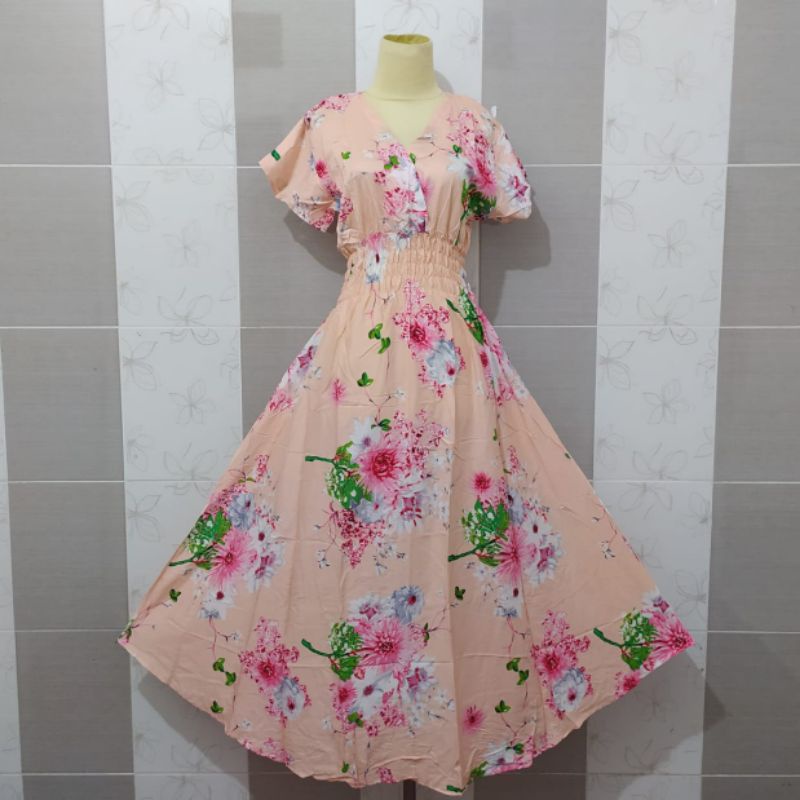 Dress Moza Lengan Bali