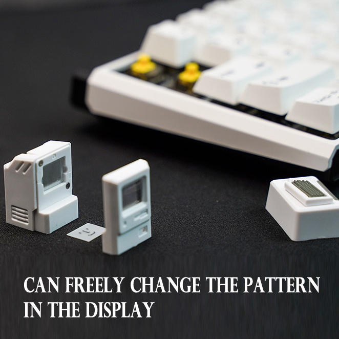 Custom Keycaps for Esc Key and Tab Key - Magnetic Light Transmission Keycaps Classic Retro Mechanical Backlit Keyboard Esc Tab Keycap for GK61 GK64 SK87 GH60 PC Gamer ect Most Keyboard
