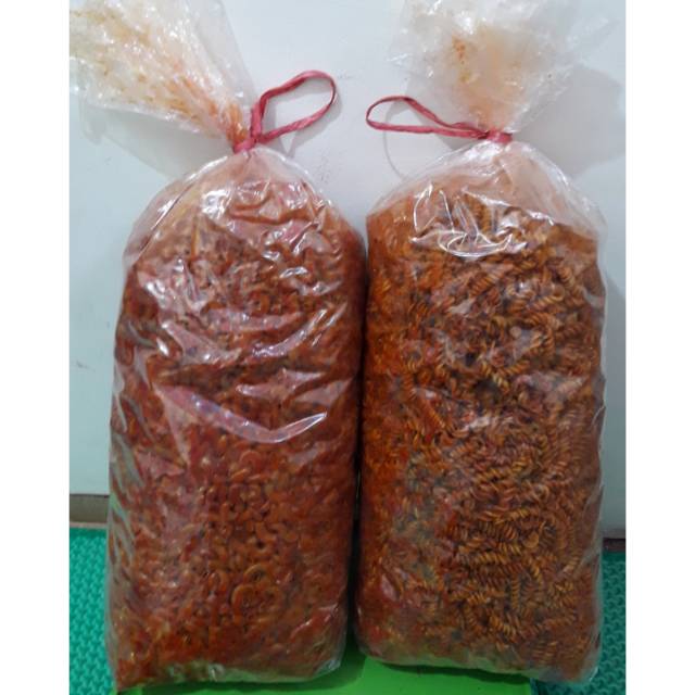 

1 ball makaroni cikruh isi 2,5kg.spiral cikruh.pipa cikruh