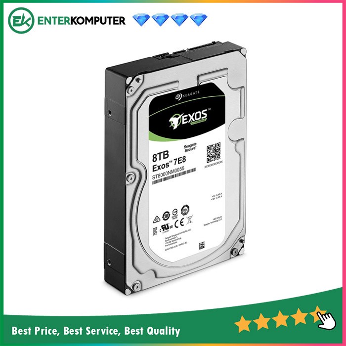 Seagate Enterprise SAS 8TB - Exos 7E8 Series / HDD 8TB