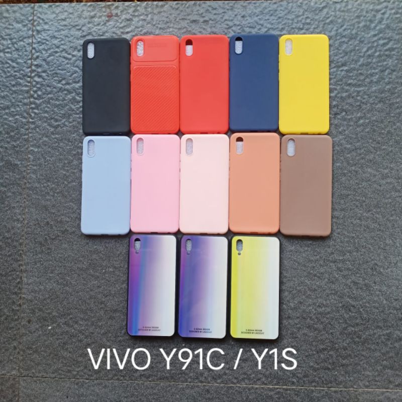 Case vivo Y91C Y93 Y1S ( 3 model ) soft case softcase softshell silikon cover casing kesing housing