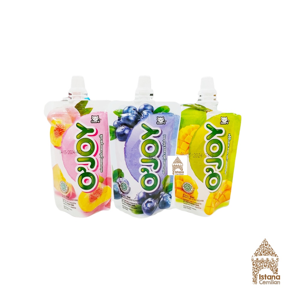 Sidore O'Joy Minuman Jelly Jeli Persik / Bluberi / Mangga O Joy 85 ML