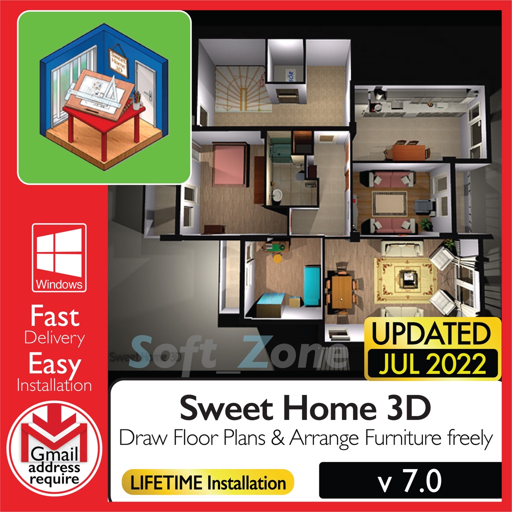

SwtHm 3D v7.0 - Esy t Lrn Intrr Dsgn fr Hs Mdlng [mcOS | WINDOWS x64] - Dgtl Dwnld