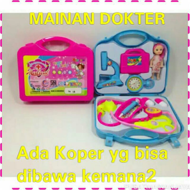 ( BISA COD ) MAINAN ANAK DOKTER DOKTERAN PLAYSET MAINAN EDUKASI ANAK CERDAS / MAINAN EDUKATIF