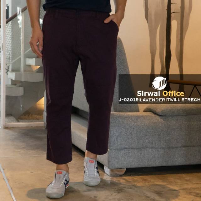 Sirwal Samase / Celana Samase Office J 020 Lavender - Twill Strech