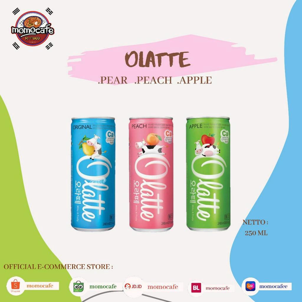 

Dong-a Olatte Milky And Fruity 240 ML Rasa Apel, Pear Dan Peach