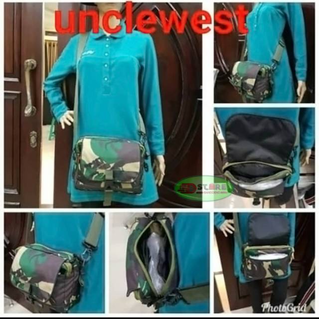 Tas Slempang Motif Loreng UncleWest