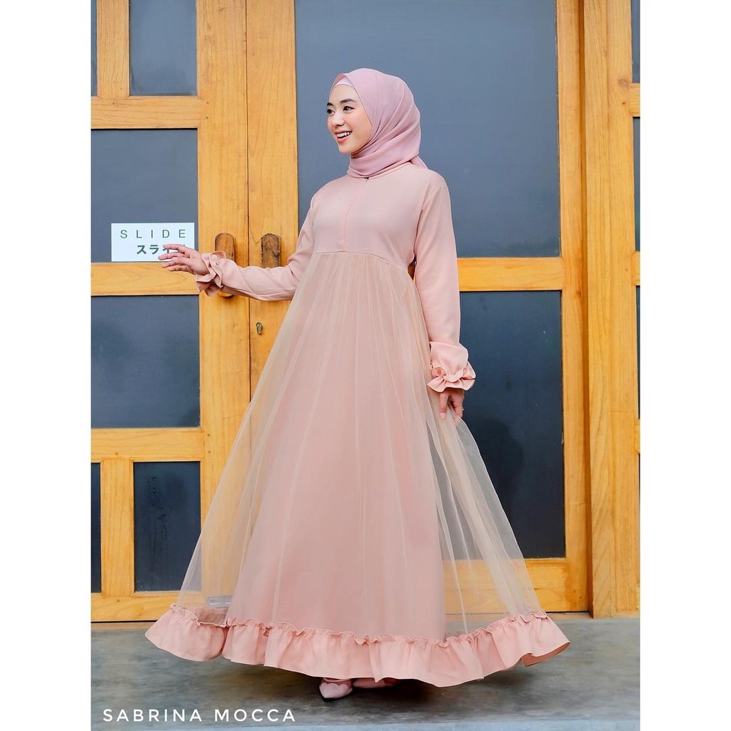  COD SABRINA  GAMIS  ORIGINAL BYHIJABQUEEN GAMIS  MUSLIM 