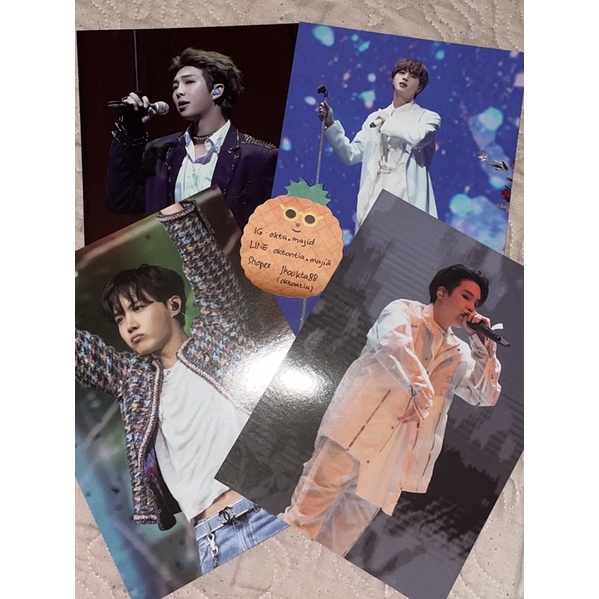 ofc Postcard Bluray MOTS ONE Jin Suga RM Jhope BTS