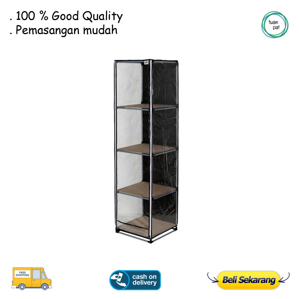 Jual Rak Besi Bongkar Pasang Rakitan Tertutup Tempat Lemari O8Q8 Rakit