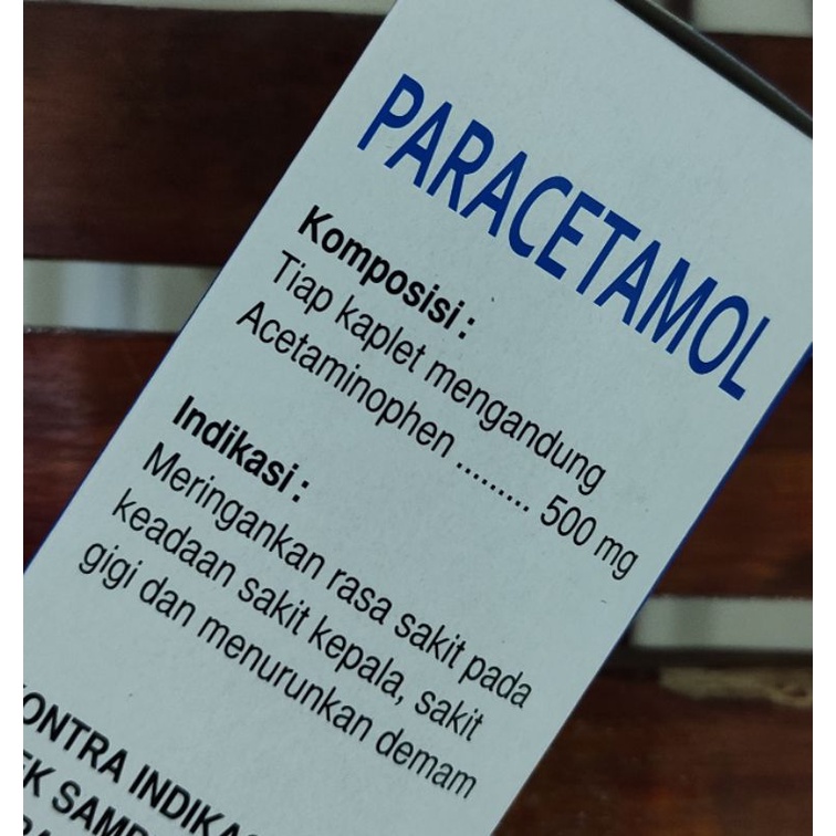 Paracetamol Mef 10 Kaplet  / Paracetamol 500 MG / Pereda Nyeri / Sakit Kepala / Demam