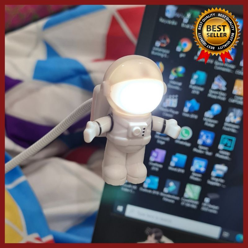 Lampu Baca LED Space / Lampu  Hias / Lampu Tidur Astronot