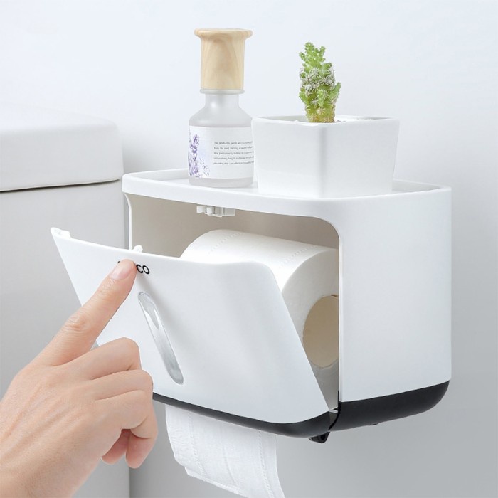 ECOCO Kotak Tisu Tissue Storage Toilet Paper Box Dispenser