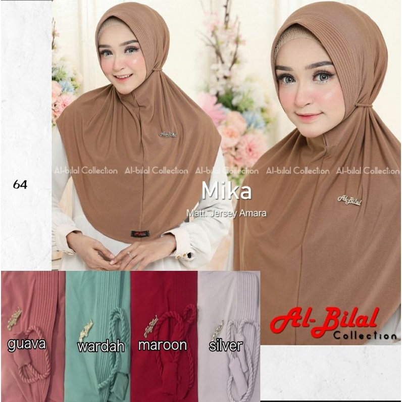Bergo Mika Albilal Jersey Ity Way / Bergo Tali Kepang