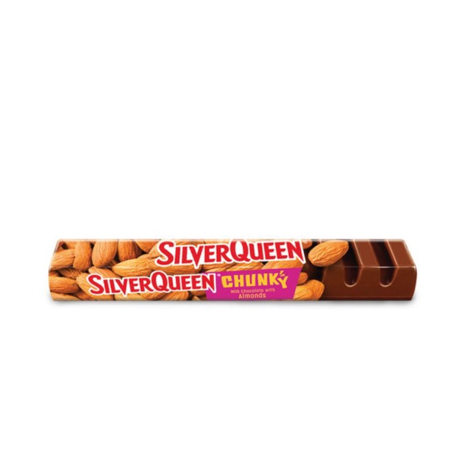 Chunky Bar SilverQueen  cokelat 95 Gram Varian Mede / Almond