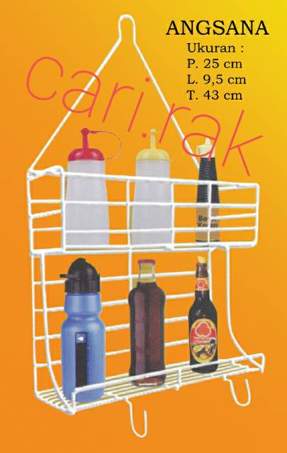 Rak Sabun Gantung / Rak Kamar Mandi / Rak Toilet / Rak Bumbu SIERRA type ANGSANA