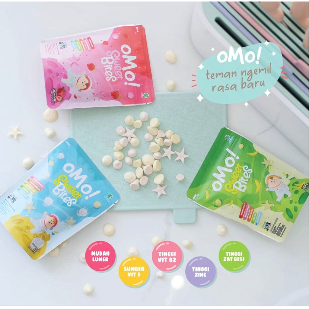 Castle - OMO Healthy Snack / OMO! Snack Bayi - Crunch It - Puff - Lactation Bar - SweetBites - Unicorn Roll - OMO Crunchies - Snack Sehat