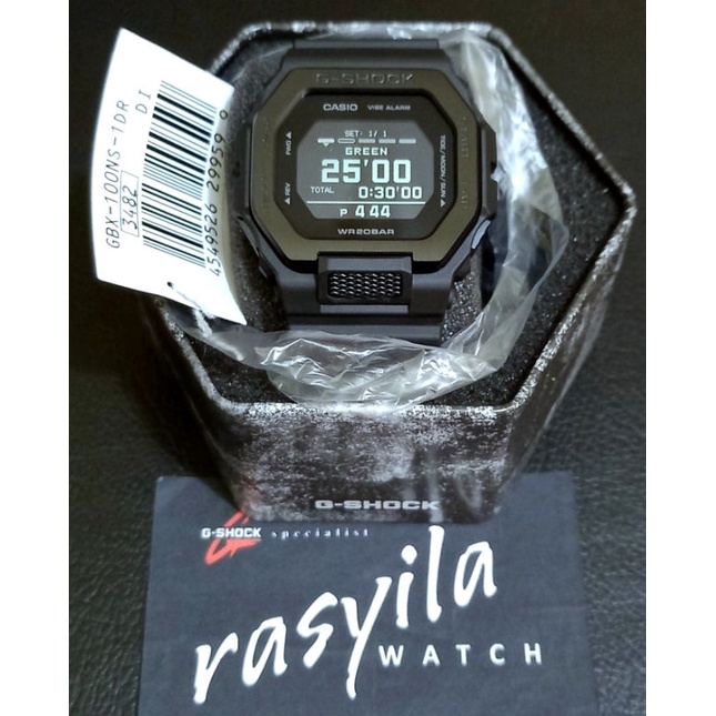 Casio G-Shock GShock GBX 100NS / GBX100NS / GBX 100 - 1DR Full Black SmartWatch