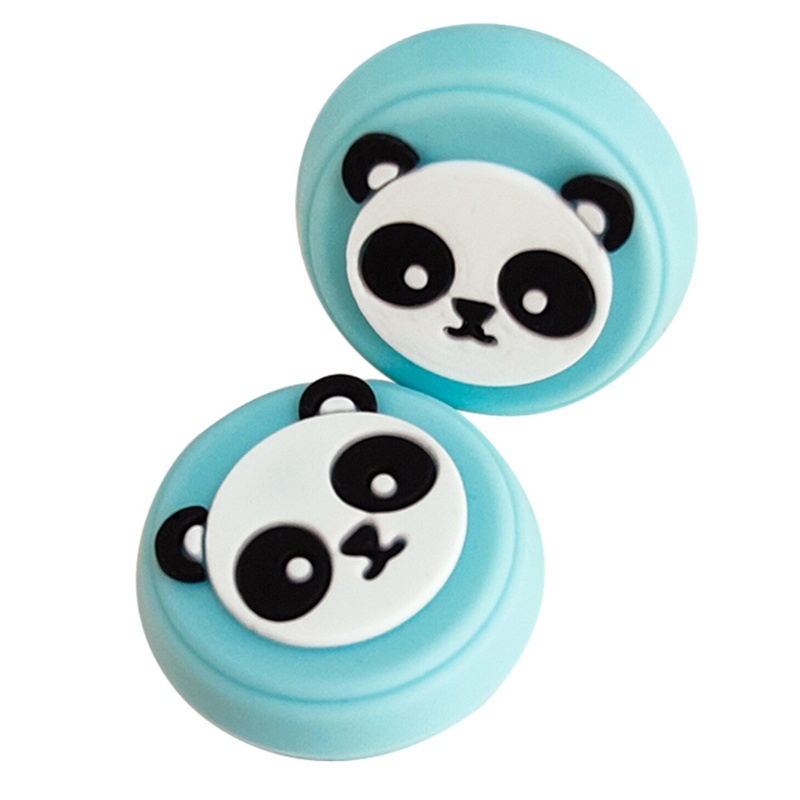 Btsg 4Pcs Penutup Lengan Silikon Motif Panda Yang Indah Untuk Controller Thumb Grip Konsol Game Joystick Cover