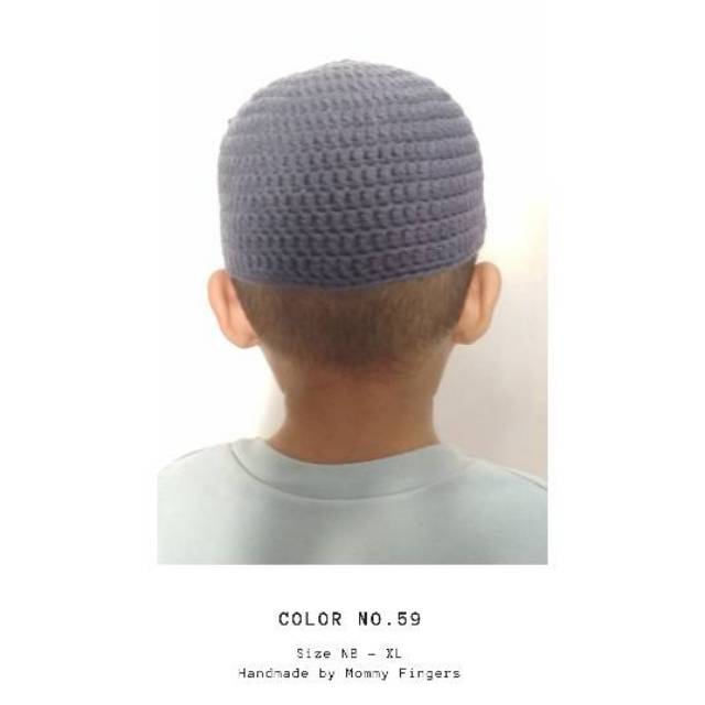 Peci Couple (Bayi - Dewasa) - ABU TUA