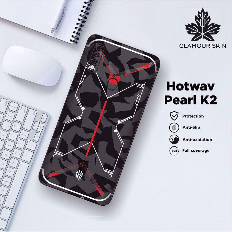 *(Dapat2PCS)* HOTWAV PEARL K2 Garskin Case/Stiker Protector Motif CAMO