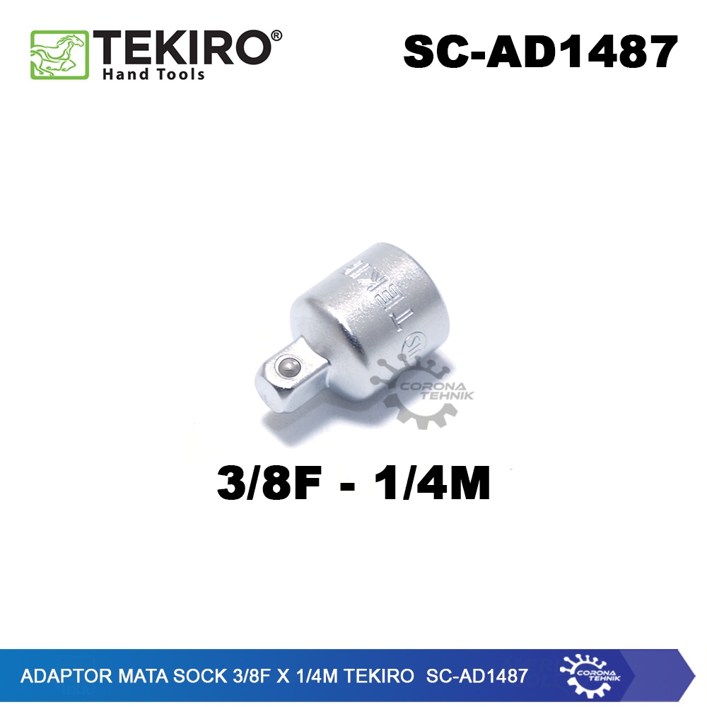 Tekiro SC-AD1487 - Adaptor Mata Sock 3/8F x 1/4M