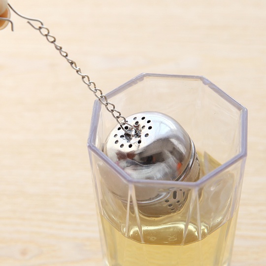 Alat Saringan Teh Bulat / Stainless Steel Tea Infuser