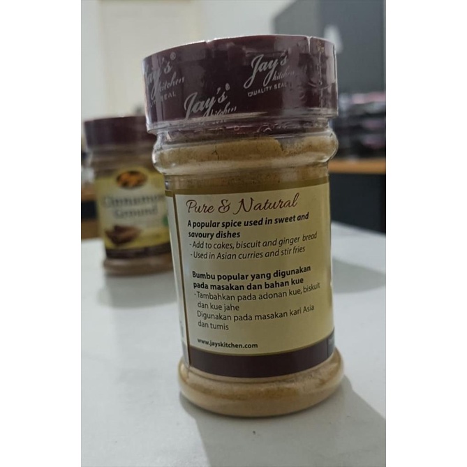 Jays Ginger Ground Powder 55 gr Serbuk Jahe Bubuk Murni Asli Halal